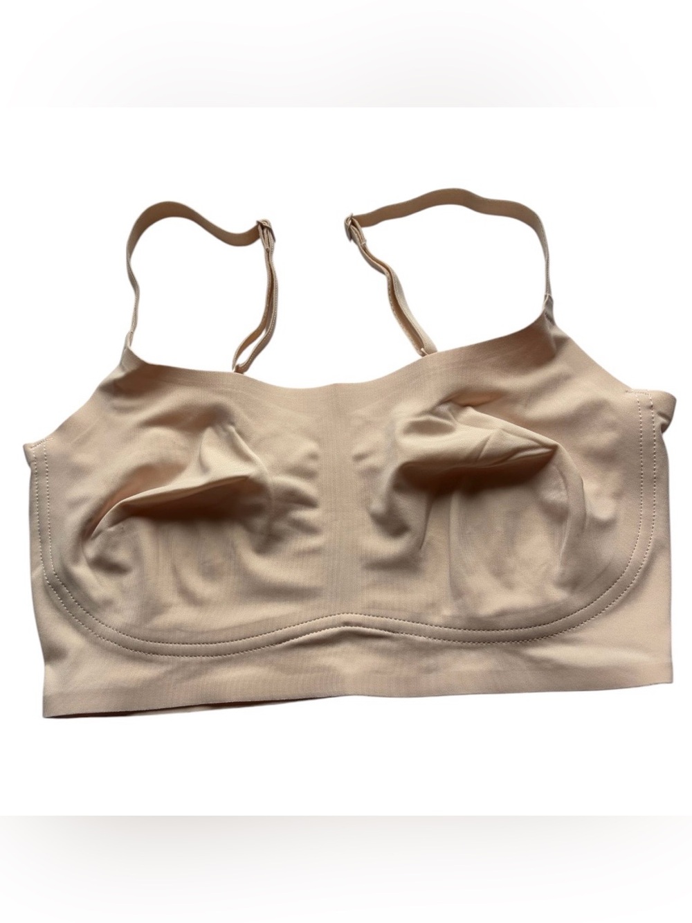 Ruby Ribbon Second Skin Scoop Demiette Wire Free Bra Style # 1807 Size 32